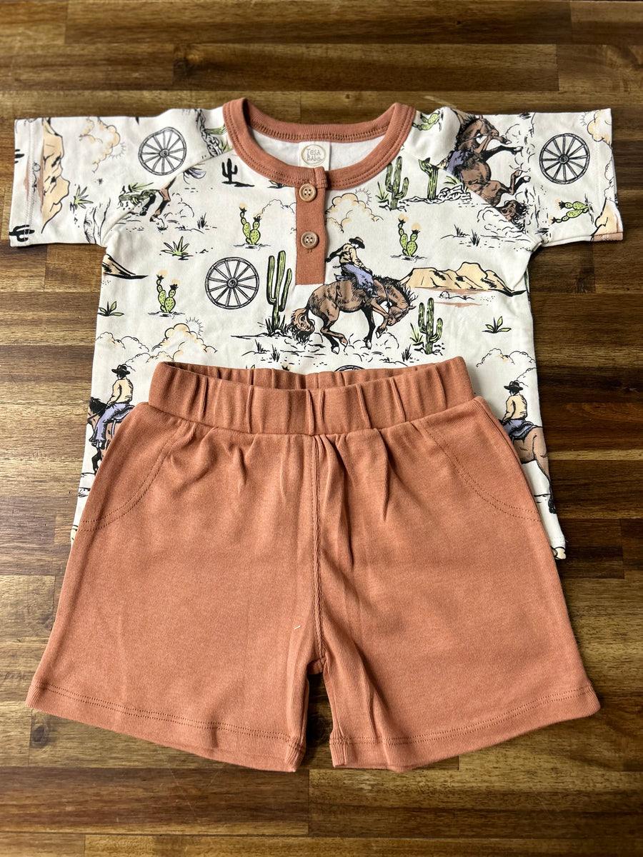 On The Range Boys Tee & Shorts Toddler