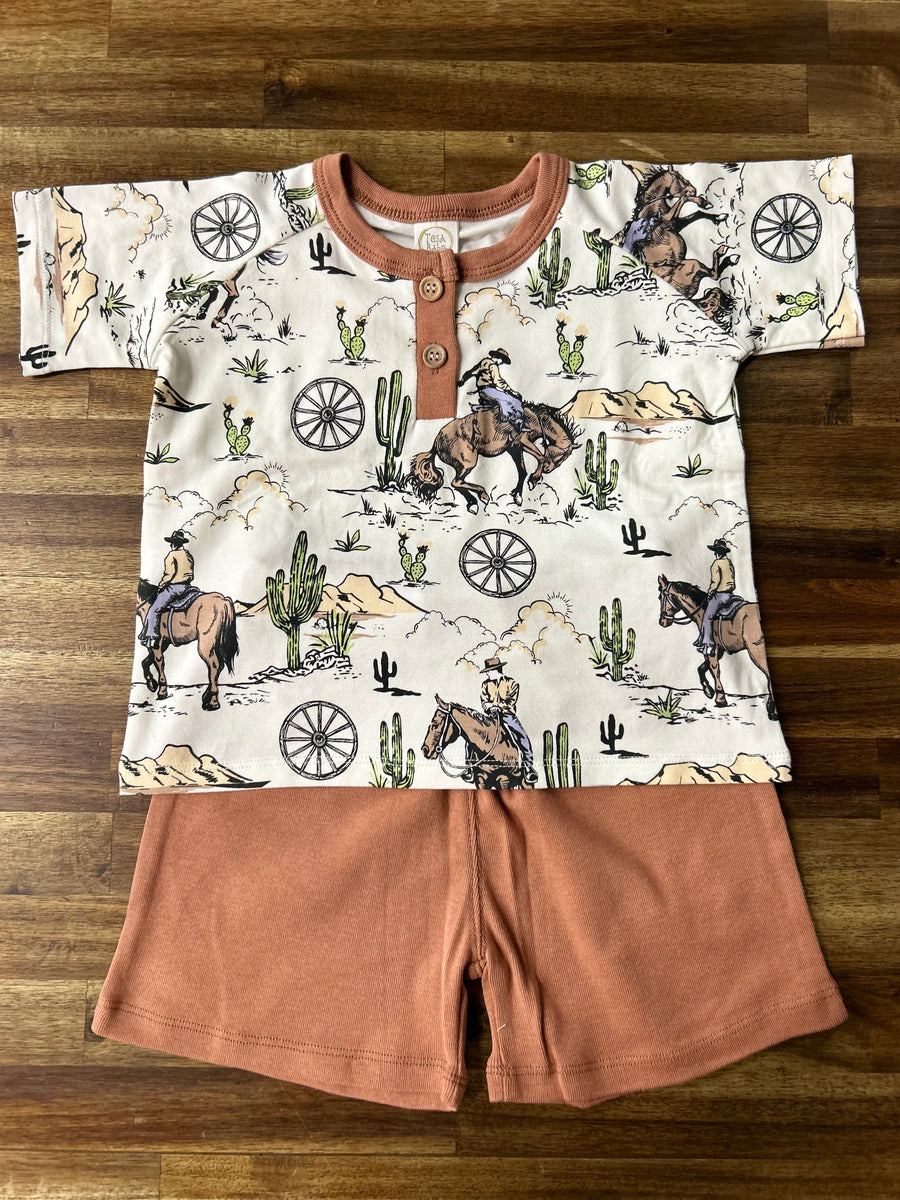 On The Range Boys Tee & Shorts Toddler