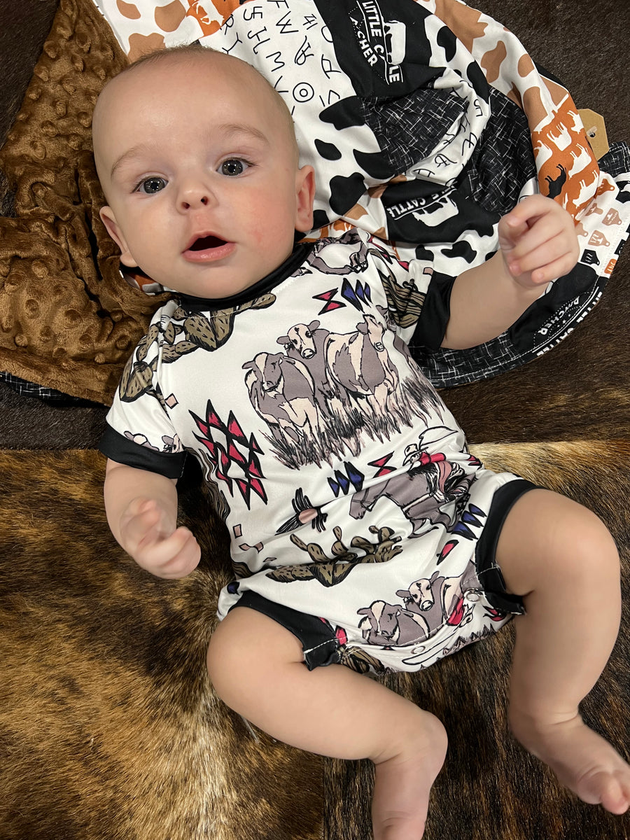 Cow Horse Romper