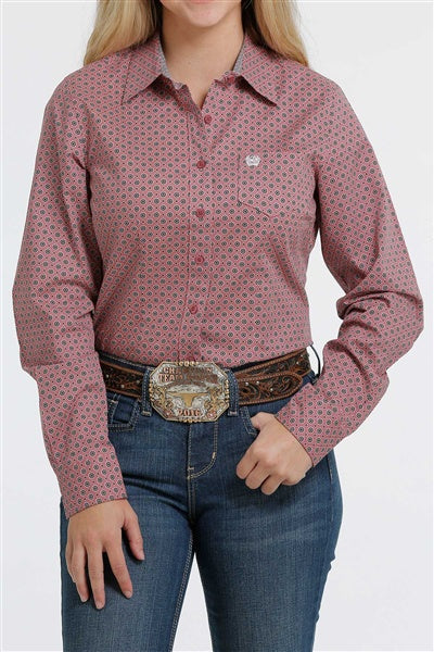 Cinch Women’s Arena Ready Red Shirt