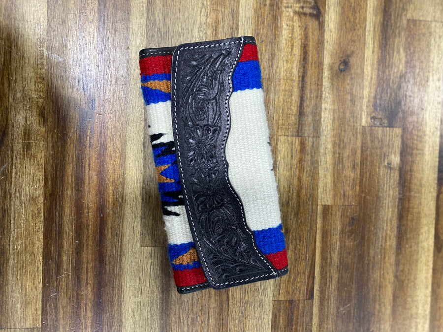 Saddle Blanket Trifold Wallet