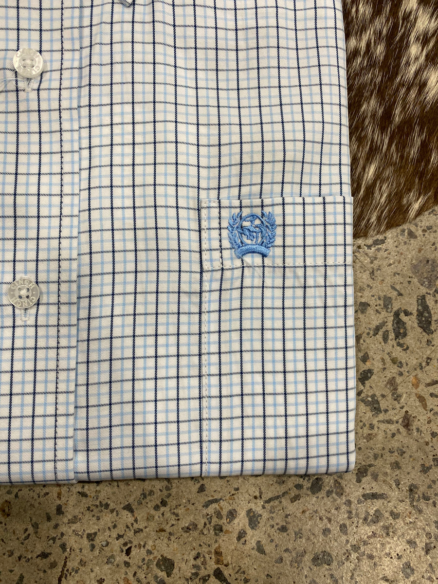 Cinch Men’s Blue/White Check Shirt
