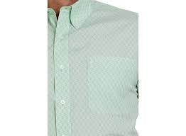 Cinch Men’s Green Plain Shirt